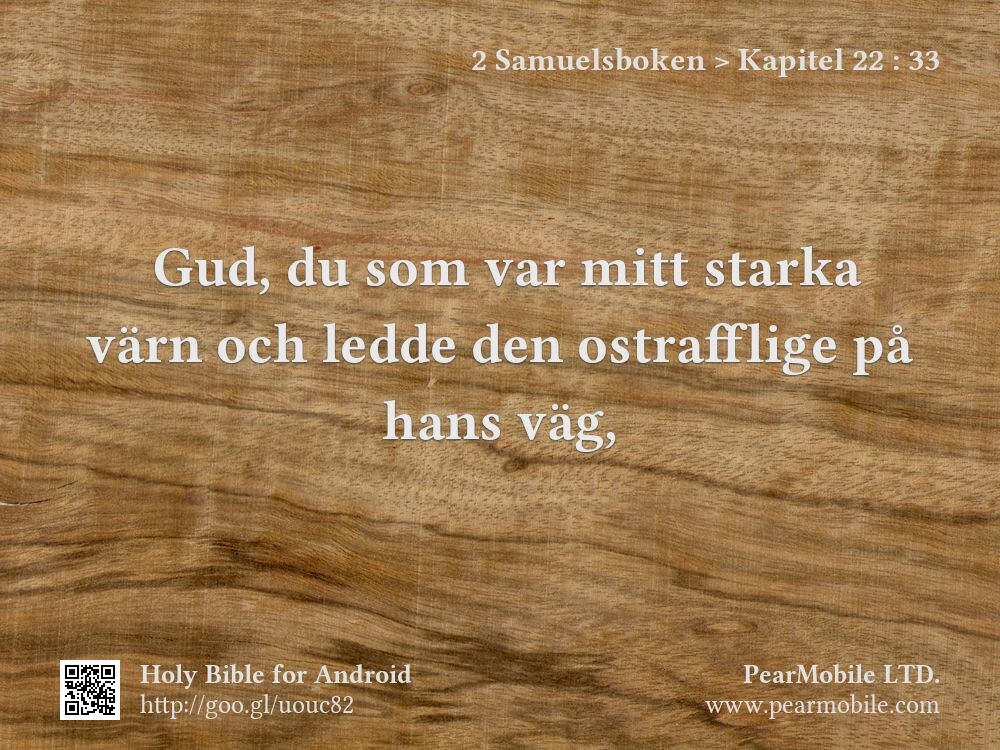 2 Samuelsboken, Kapitel 22:33